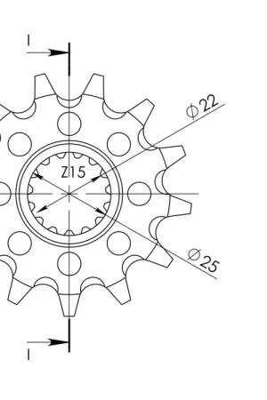 Nieuw Model SUPERSPROX - FRONT 13T, 520 - Sprockets - 13T