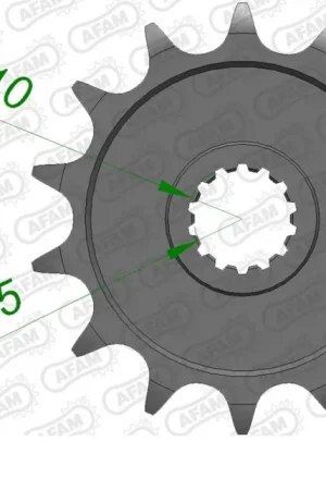 Gratis Verzending AFAM - FRONT 14T, 520 - Sprockets - Compatibel met Yamaha YZ 125