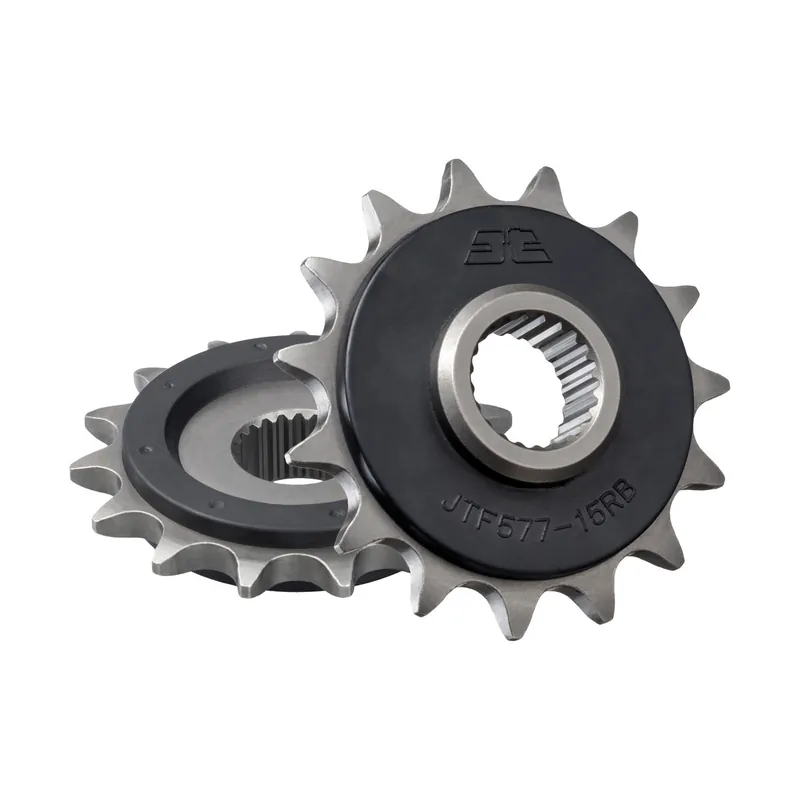Lage Prijs JT SPROCKETS - FRONT STEEL 15T RB, 520 - Sprockets - RUBBER CUSHIONED