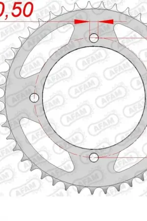 Nieuw Model AFAM - REAR STEEL 39T, 520 - Sprockets - Kwaliteit en Compatibiliteit