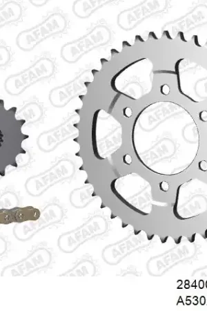 AFAM - 530XSR2 114 MRS (RIVET) - Chain Kits - GOLD & SPROCKETS Luxe