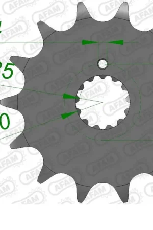 AFAM - FRONT 14T, 630 - Sprockets - Compatibel met Kawasaki en Suzuki Dagaanbieding