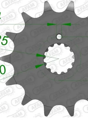 AFAM - FRONT 16T, 630 - Sprockets - Compatibel met meerdere modellen Weekendaanbieding