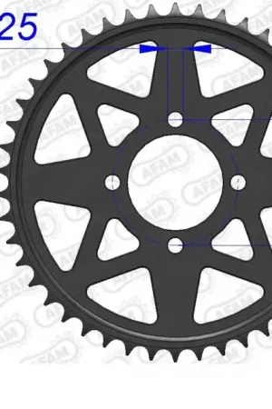 AFAM - REAR ALU 40T, 520 - Sprockets - 40T Topkwaliteit