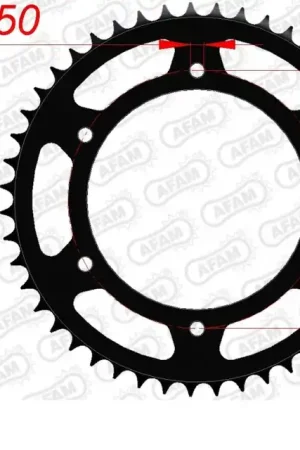 Gereduceerde Prijs AFAM - REAR STEEL 40T, 520 - Sprockets - Compatibel met Aprilia en BMW