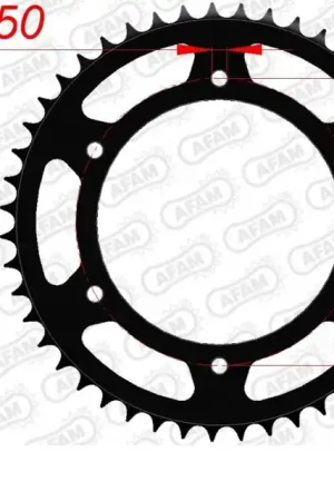 Rechtstreeks Van De Fabrikant AFAM - REAR STEEL 45T, 520 - Sprockets - Geschikt voor Aprilia en BMW