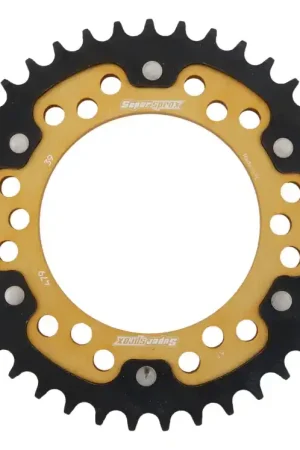 SUPERSPROX - REAR STEALTH 39T, GOLD, 530 - Sprockets - Hoge kwaliteit Veilige Betaling