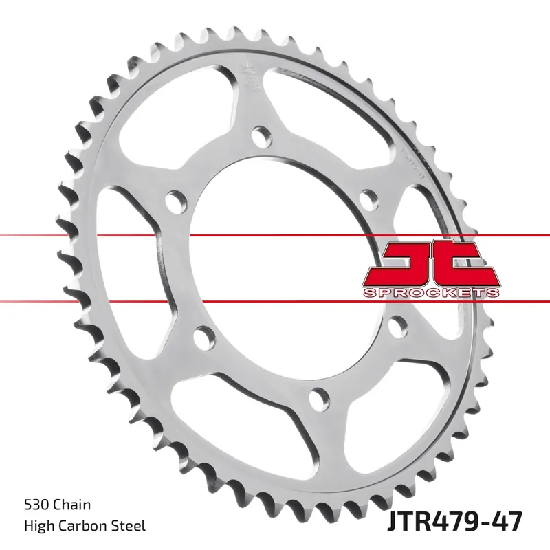 JT SPROCKETS - REAR STEEL 47T, 530 - Sprockets - Hoogwaardige staalconstructie Beperkt Aanbod