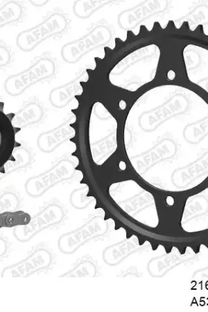 Populair AFAM - 530XMR3 118 MRS - Chain Kits - STEEL