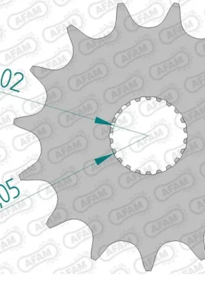 Limited Edition AFAM - FRONT 16T, 520 - Sprockets - Compatibel met diverse Aprilia modellen