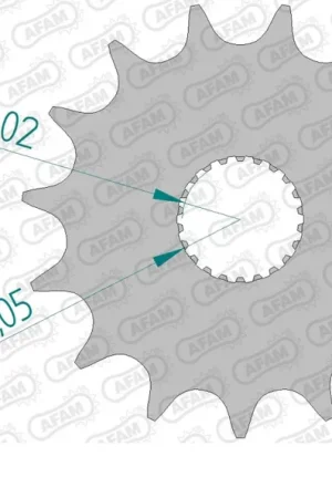 AFAM - FRONT 17T, 520 - Sprockets - Geschikt voor diverse Aprilia modellen Weekendaanbieding