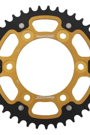 SUPERSPROX - REAR STEALTH 41T, GOLD, 520 - Sprockets - 41T Wereldwijde Verzending
