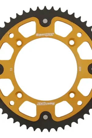 Goedkoop SUPERSPROX - REAR STEALTH 53T, GOLD, 420 - Sprockets - Hoogwaardige duurzaamheid