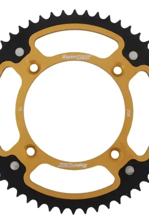 SUPERSPROX - REAR STEALTH 54T, GOLD, 420 - Sprockets - Hoogwaardige kwaliteit Koop Online