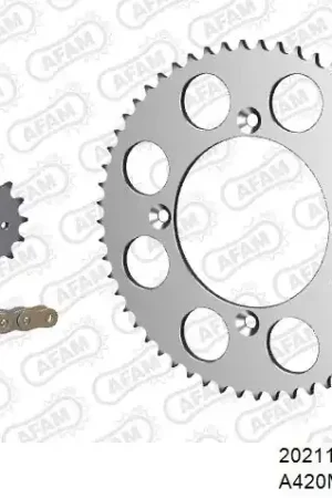 AFAM - 420MX2 126 AR - Chain Kits - GOLD & SPROCKETS Voordeelprijs