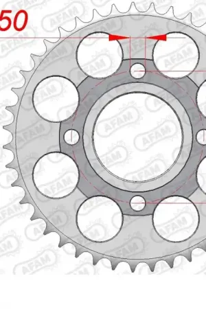 Direct Beschikbaar AFAM - REAR STEEL 41T, 530 - Sprockets - Compatibel met Yamaha