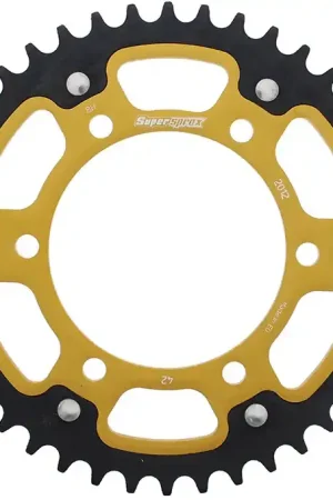 SUPERSPROX - REAR STEALTH 42T - Sprockets - Goud, 525 Limited Edition