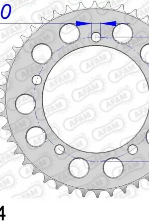 Plaats Bestelling AFAM - REAR ALU 44T, 420 - Sprockets - Hoogwaardige Aluminium Constructie