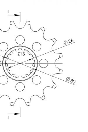 Nieuw SUPERSPROX - FRONT 16T, 525 - Sprockets - 16T