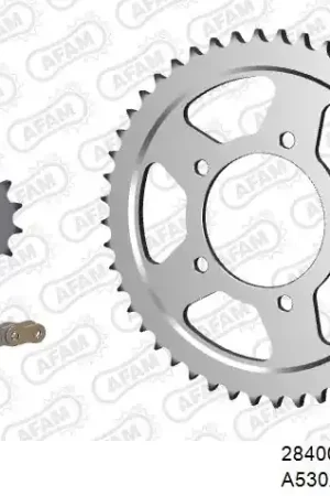 Professioneel AFAM - 530XSR2 114 MRS (RIVET) - Chain Kits - GOLD & SPROCKETS