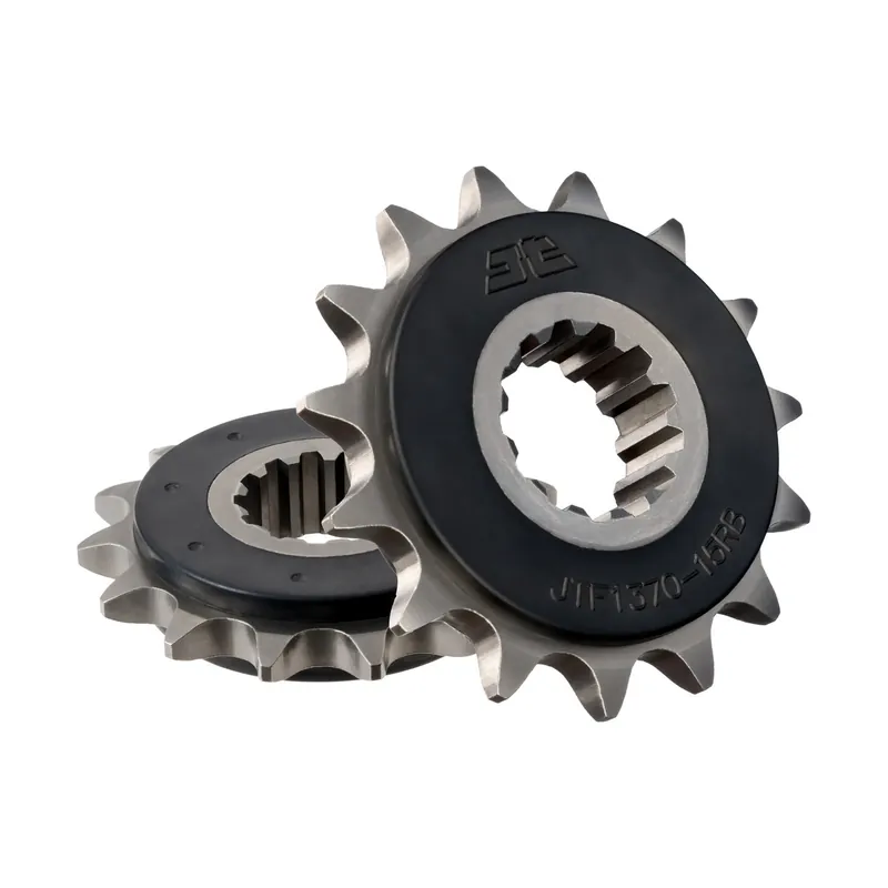 Rechtstreeks Van De Fabrikant JT SPROCKETS - FRONT STEEL 15T RB - Sprockets - RUBBER CUSHIONED