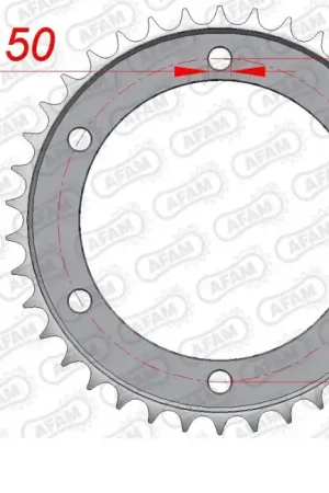 Exclusieve Aanbieding AFAM - REAR STEEL 38T, 532 - Sprockets - Geschikt voor Yamaha