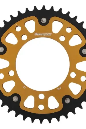 SUPERSPROX - REAR STEALTH 42T, GOLD, 525 - Sprockets - 525 Hete Deal