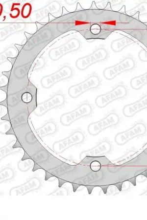 AFAM - REAR STEEL 43T, 520 - Sprockets - Compatibiliteit met Yamaha Korting