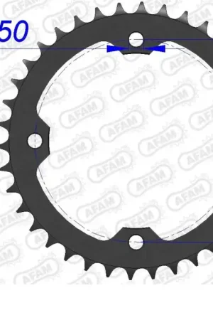 Aanbieding AFAM - REAR ALU 36T, 520 - Sprockets - Aluminium
