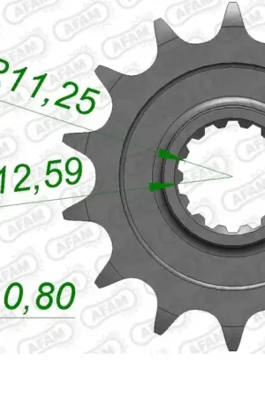 AFAM - FRONT 14T, 520 - Sprockets - Compatibel met Aprilia Gereduceerde Prijs