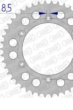 Dagaanbieding AFAM - REAR ALU 46T - Sprockets - 520