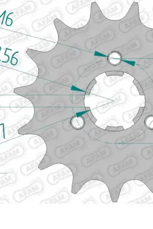 Actieprijs AFAM - FRONT 15T, 525 - Sprockets - Geschikt voor diverse Suzuki-modellen