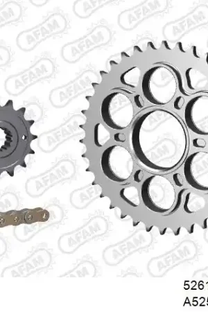 AFAM - 525XHR3 98 MRS - Chain Kits - Gold & Sprockets Groothandel