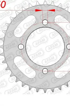 AFAM - REAR STEEL 35T, 420 - Sprockets - Geschikt voor Yamaha Nu Kopen