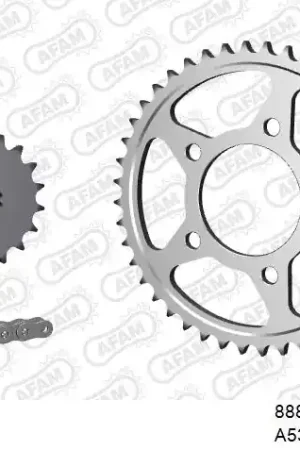 Gereduceerde Prijs AFAM - 530XMR3 114 MRS - Chain Kits - STEEL