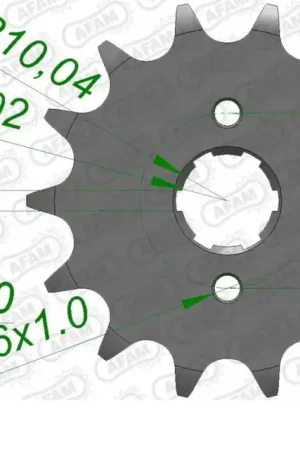 Populair AFAM - FRONT 14T, 520 - Sprockets - Geschikt voor Honda