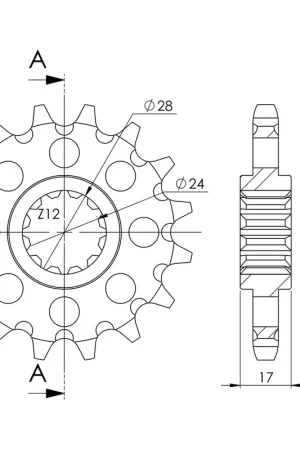 SUPERSPROX - FRONT 14T, 530 - Sprockets - Compatibel met Honda Cbr 600 Goedkoop
