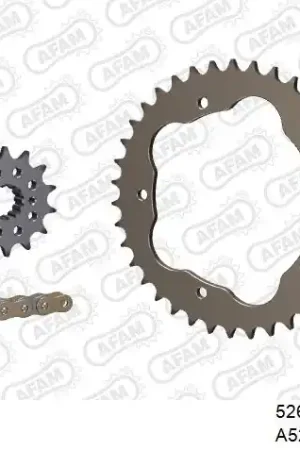 Geld-Terug-Garantie AFAM - 520XSR 96 MRS - Chain Kits - ALU WITH CARRIER