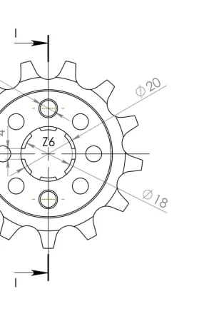 SUPERSPROX - FRONT 13T, 520 - Sprockets - Compatibel met Honda-modellen Superprijs