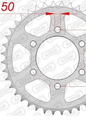 AFAM - REAR STEEL 40T, 530 - Sprockets - Kwaliteit voor Kawasaki Hete Deal