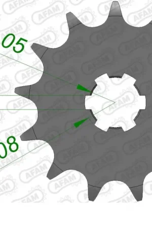 Must-Have AFAM - FRONT 12T, 520 - Sprockets - Compatibel met Kawasaki KX 125