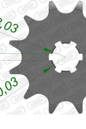 AFAM - FRONT 14T, 520 - Sprockets - Compatibel met Kawasaki Kx 125 Goedkoop