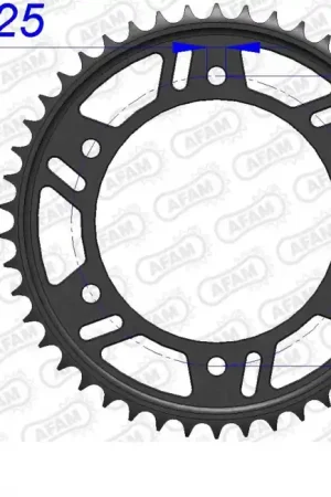 Exclusief AFAM - REAR ALU 42T, 525 - Sprockets - Geschikt voor Honda CBR