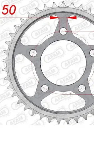 AFAM - REAR STEEL 41T, 530 - Sprockets - Goede compatibiliteit Seizoensaanbieding