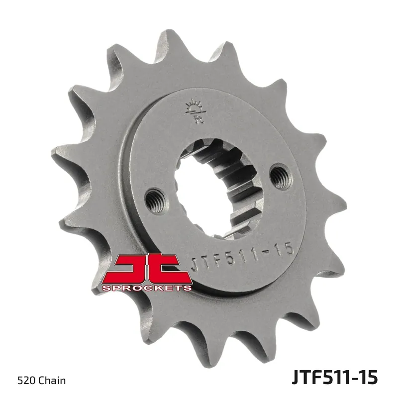 JT Sprockets - FRONT STEEL 15T, 520 - Sprockets - Geschikt voor Kawasaki Populair