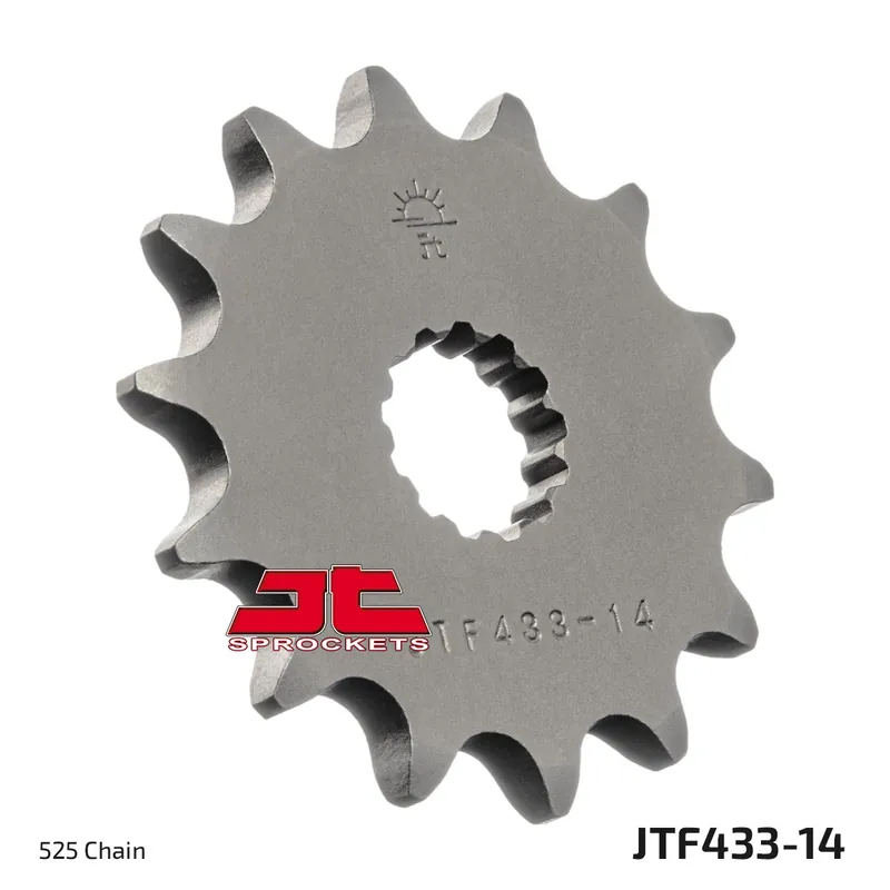 In De Mode JT SPROCKETS - FRONT STEEL 14T, 525 - Sprockets - Compatibel met Suzuki