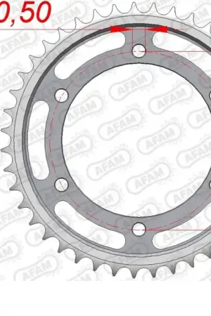 Express Levering AFAM - REAR STEEL 39T, 530 - Sprockets - Compatibel met diverse Yamaha-modellen