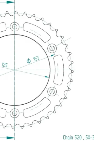 Uitverkoop ESJOT - REAR STEEL 40T, 520 - Sprockets - Hoge kwaliteit
