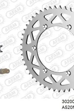 AFAM - 520MR2 112 ARS (CLIP) GOLD & SPROCKETS - Chain Kits - ALU Premium