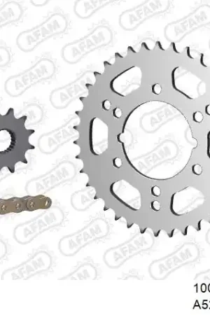 AFAM - 520XRR3 80 ARS (CLIP) GOLD & SPROCKETS - STEEL Merkproduct